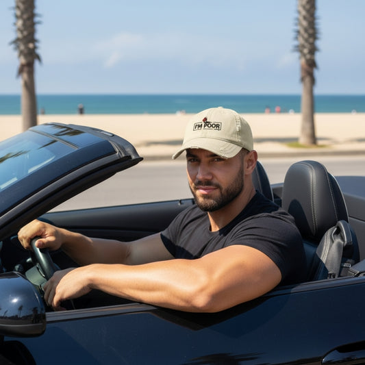 Distressed Embroidered Hat